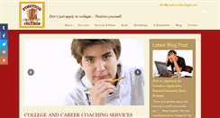 Desktop Screenshot of positionu4college.com