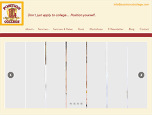 Tablet Screenshot of positionu4college.com